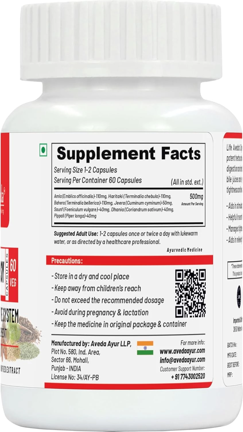 Life Aveda Digest Easy Capsule, 240 g-2.webp